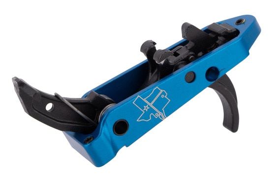 Curved face AK trigger, 4.5 lb pull weight.